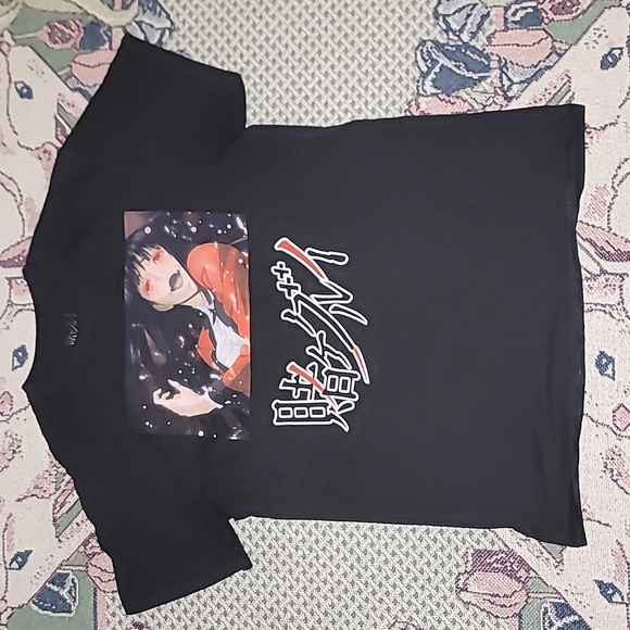 Hot Topic Kakegurui Gambler t shirt black cotton graphic I9 - Picture 1 of 4